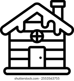 house icon illustration design with outline, this is not made from any AI generation