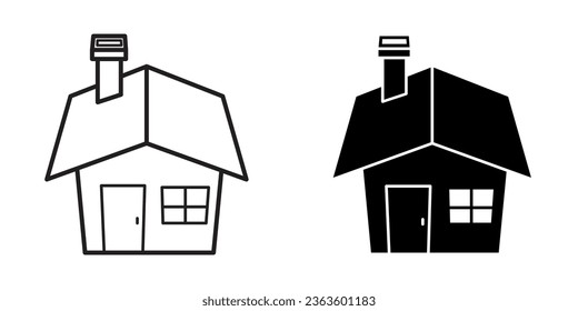 Icono de la casa, vector de diseño de ilustración