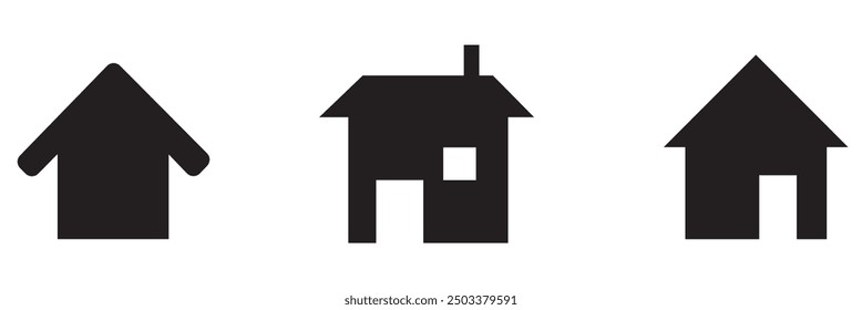 house icon illustration, home icon vector