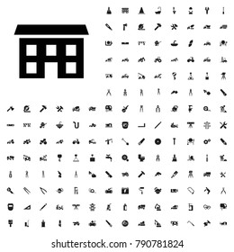House icon illustration isolated vector sign symbol. editable construction icons vector set.