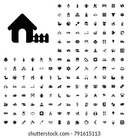 House icon illustration isolated vector sign symbol. baby icons vector set.