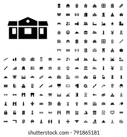House icon illustration isolated vector sign symbol. architecture icons vector set.
