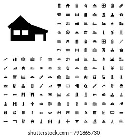 House icon illustration isolated vector sign symbol. architecture icons vector set.