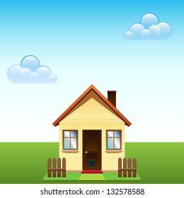 House icon or illustration in vector