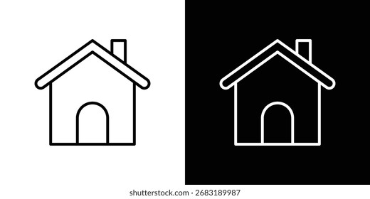 Icono de la casa Ilustración. Gráfico de Vector. EPS 10