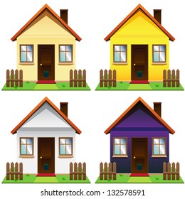 House icon or illustration in vector set