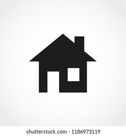 House Icon Isolated on White Background