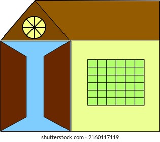 House icon isolated on white background, vector Illustration