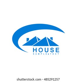 House Icon - Isolated On White Background. Vector Illustration, Graphic Design. For Web, Websites, Print Material