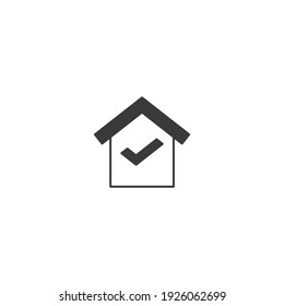 house icon, isolated house sign icon, vector illustration