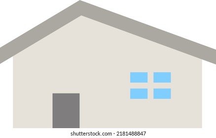 Icono de la casa ilustración vectorial aislada.