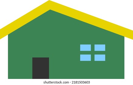 Icono de la casa ilustración vectorial aislada.