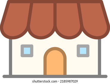 Icono de la casa ilustración vectorial aislada.