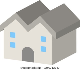 Icono de la casa ilustración vectorial aislada.