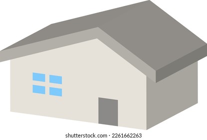 House icon isolated vector illustration.