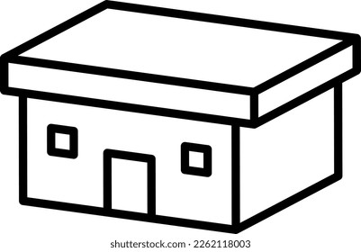 House icon isolated vector illustration.