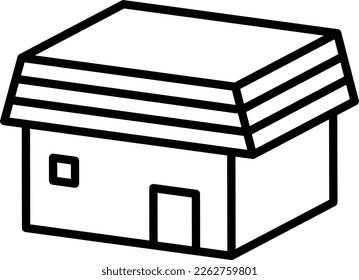 House icon isolated vector illustration.