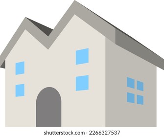 House icon isolated vector illustration.