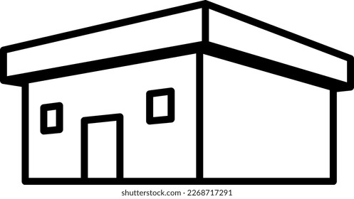House icon isolated vector illustration.