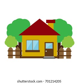 house icon isolated vector illustration on white transparent background