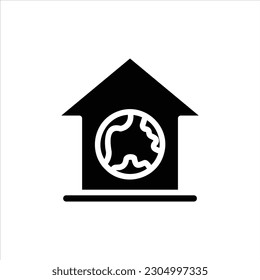 house icon with isolated vektor and transparent background