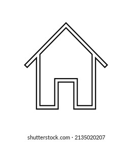 House icon in line style