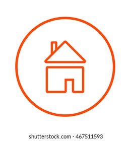 House icon in a line style