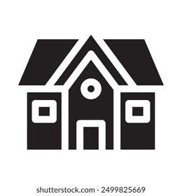 house icon, linear, vectori illustration 