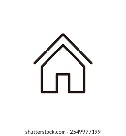 House icon logo design. Home sign and symbol