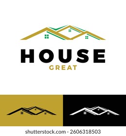 house icon logo design template