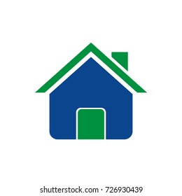 House icon logo design template vector