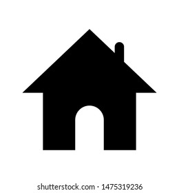 house icon. Logo element illustration. house design. house concept. Can be used in web and mobile, icpn vector  illustration.