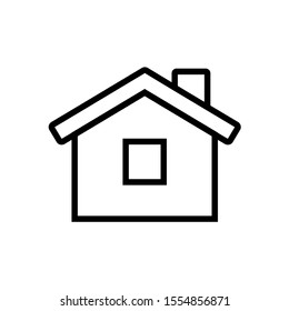 House icon, logo isolated on white background