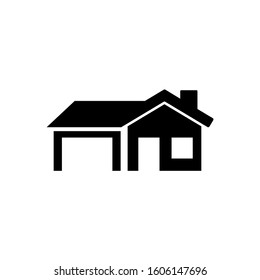 House icon, logo isolated on white background