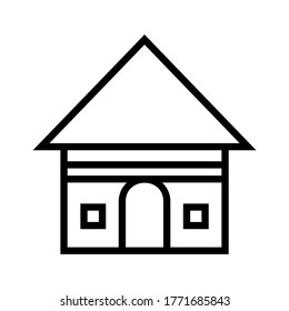 house icon or logo isolated sign symbol vector illustration - high quality black style vector icons
