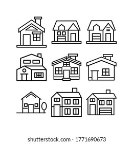 House icon or logo isolated sign symbol vector illustration - Collection of high quality black style vector icons
