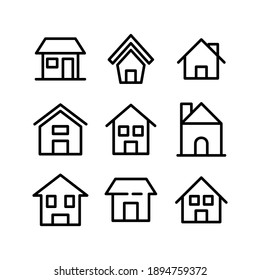 house icon or logo isolated sign symbol vector illustration - Collection of high quality black style vector icons
