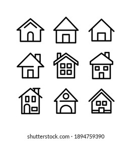 house icon or logo isolated sign symbol vector illustration - Collection of high quality black style vector icons
