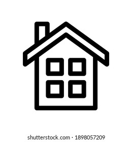 house icon or logo isolated sign symbol vector illustration - high quality black style vector icons
