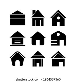 house icon or logo isolated sign symbol vector illustration - Collection of high quality black style vector icons
