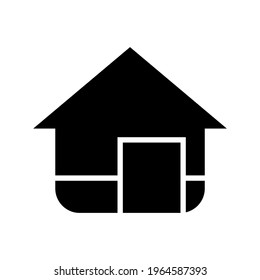 house icon or logo isolated sign symbol vector illustration - high quality black style vector icons
