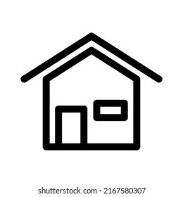 house icon or logo isolated sign symbol vector illustration - high quality black style vector icons
