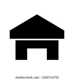 house icon or logo isolated sign symbol vector illustration - high quality black style vector icons
