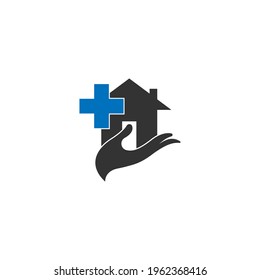 House icon logo simple design template vector illustration