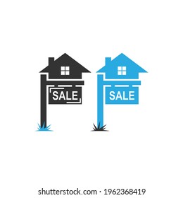 House icon logo simple design template vector illustration