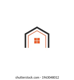 House icon logo simple design template vector illustration