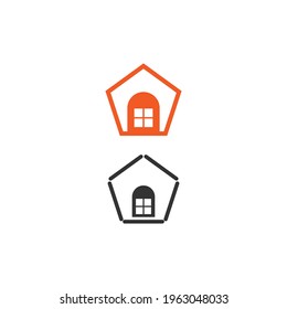 Icono de la casa logotipo de diseño simple ilustración vectorial