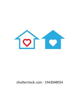 Icono de la casa logotipo de diseño simple ilustración vectorial