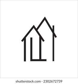 House icon logo vector design