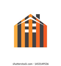 house icon logo vector illustration design template